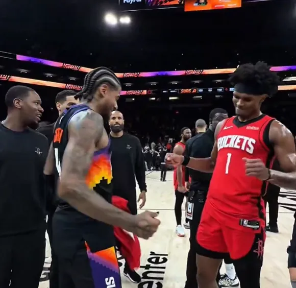 lpl季后赛时间-满满爱意！杰伦-格林赛后与阿门、申京、范弗利特一一拥抱